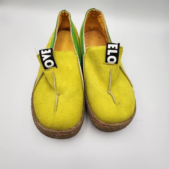 OVELO Shoes - Ovelo slip on shoes/ yellow & green